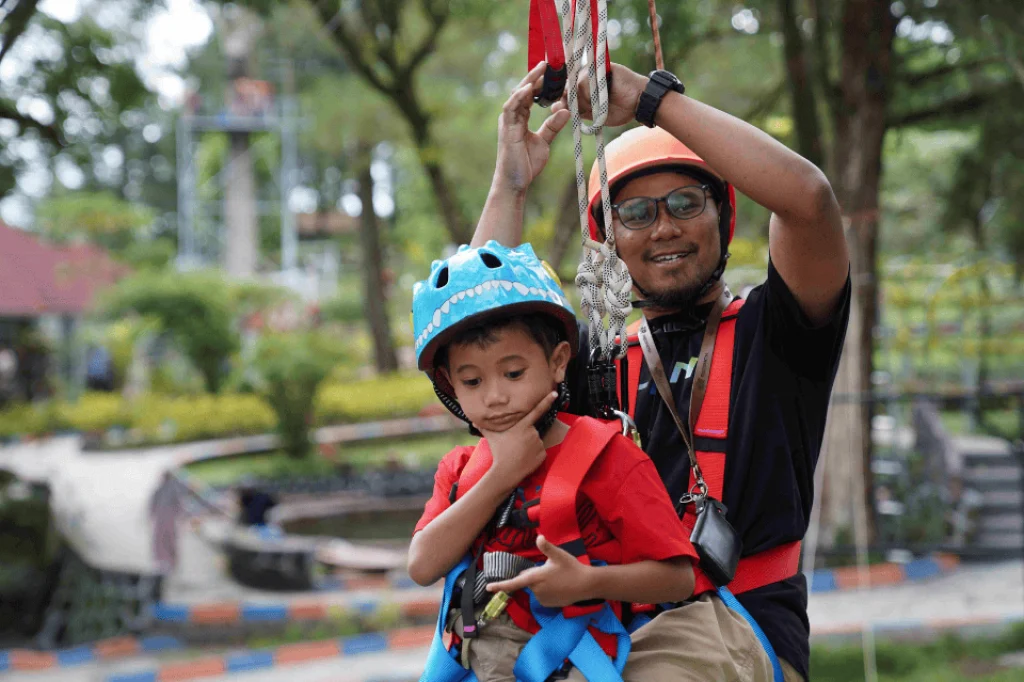 Flying Fox Kaliurang Park Botanical Garden